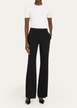 Michael Kors CollectionStretch Viscose Short-Sleeve Sweater