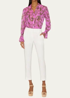 MillyNicola Cropped Slim Cady Pants