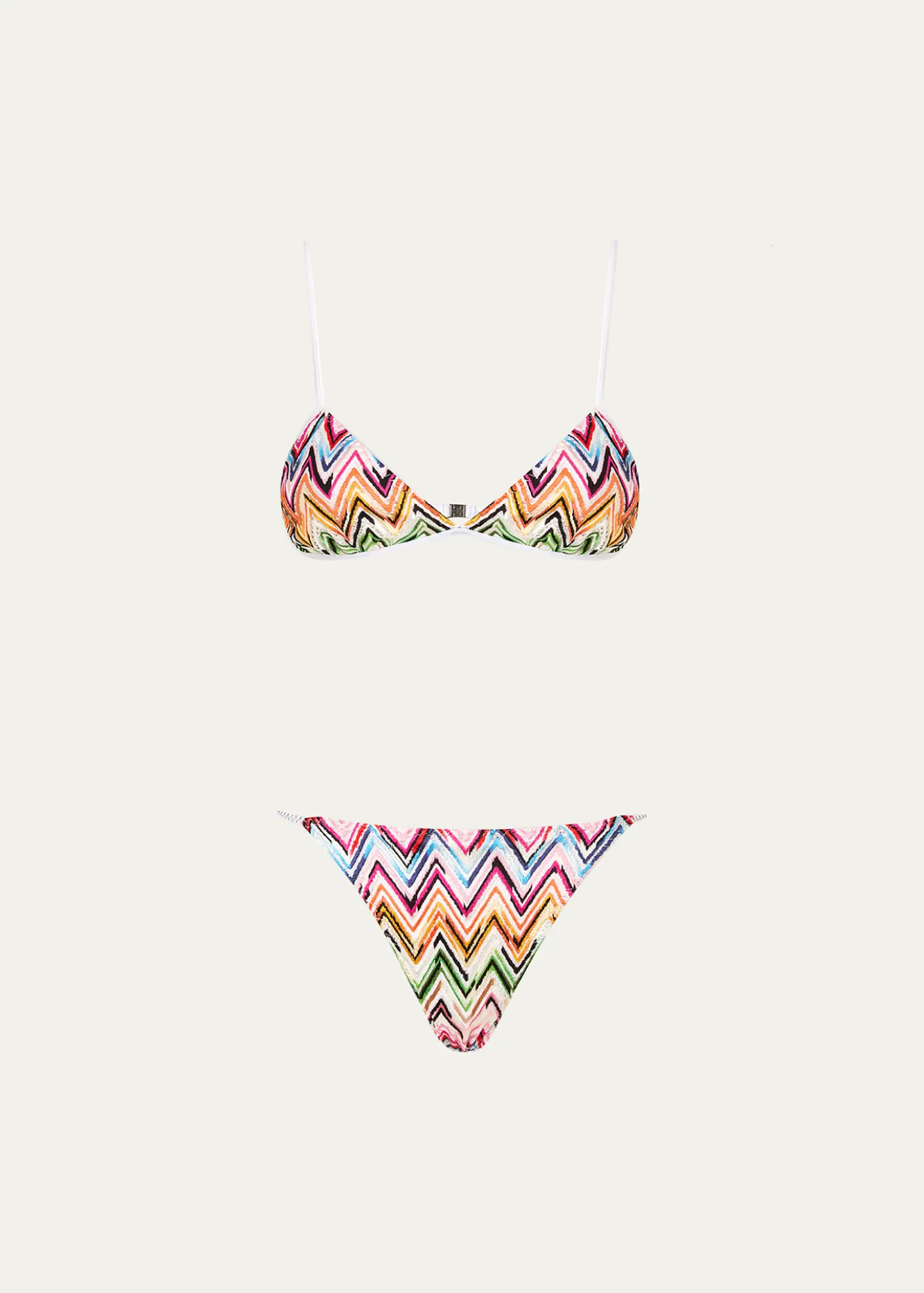 MissoniChevron Crochet Two-Piece Swimsuit