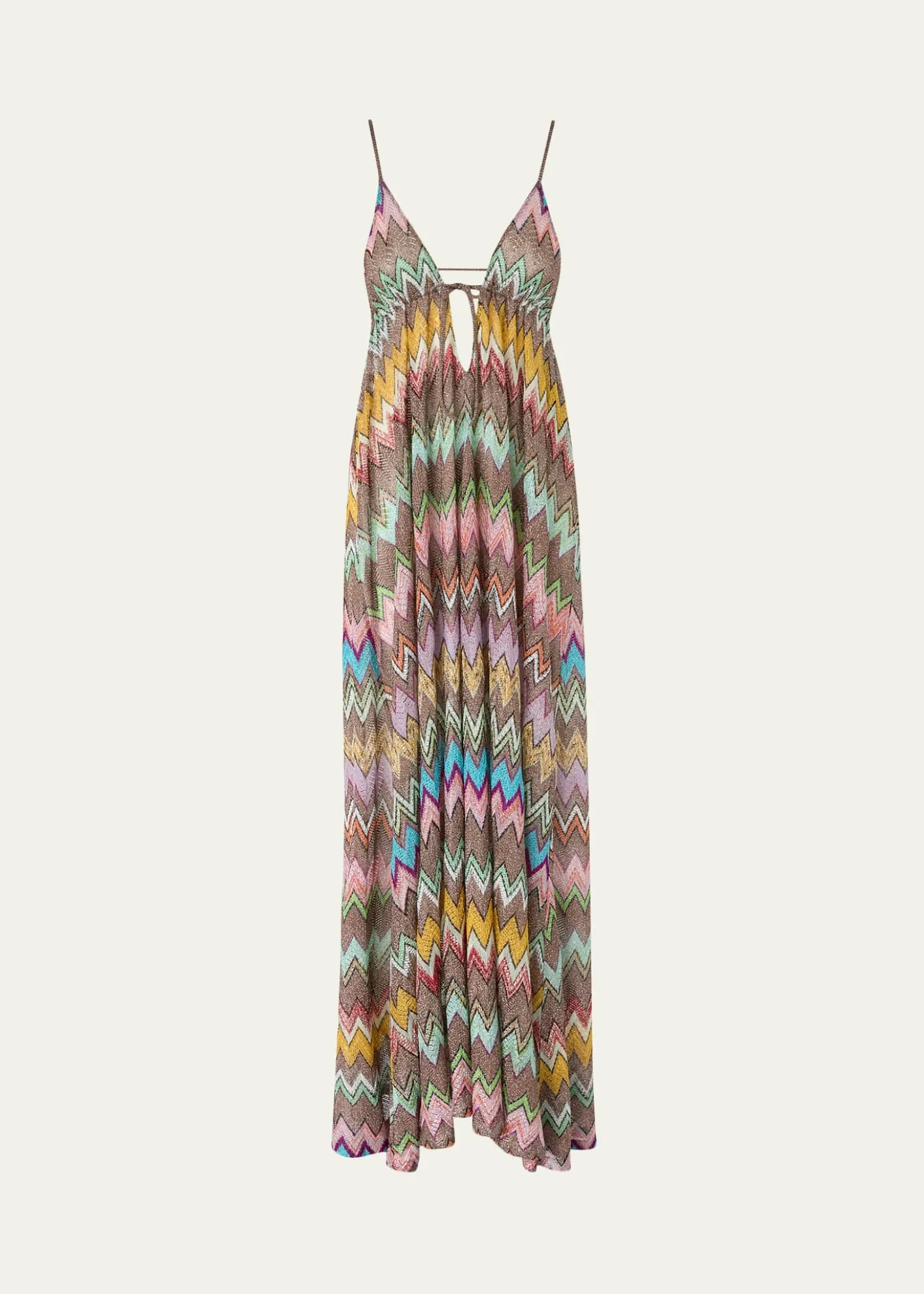 MissoniMetallic-Knit Maxi Coverup Dress