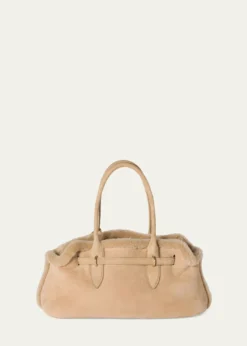 Miu MiuAventure Belted Shearling Shoulder Bag