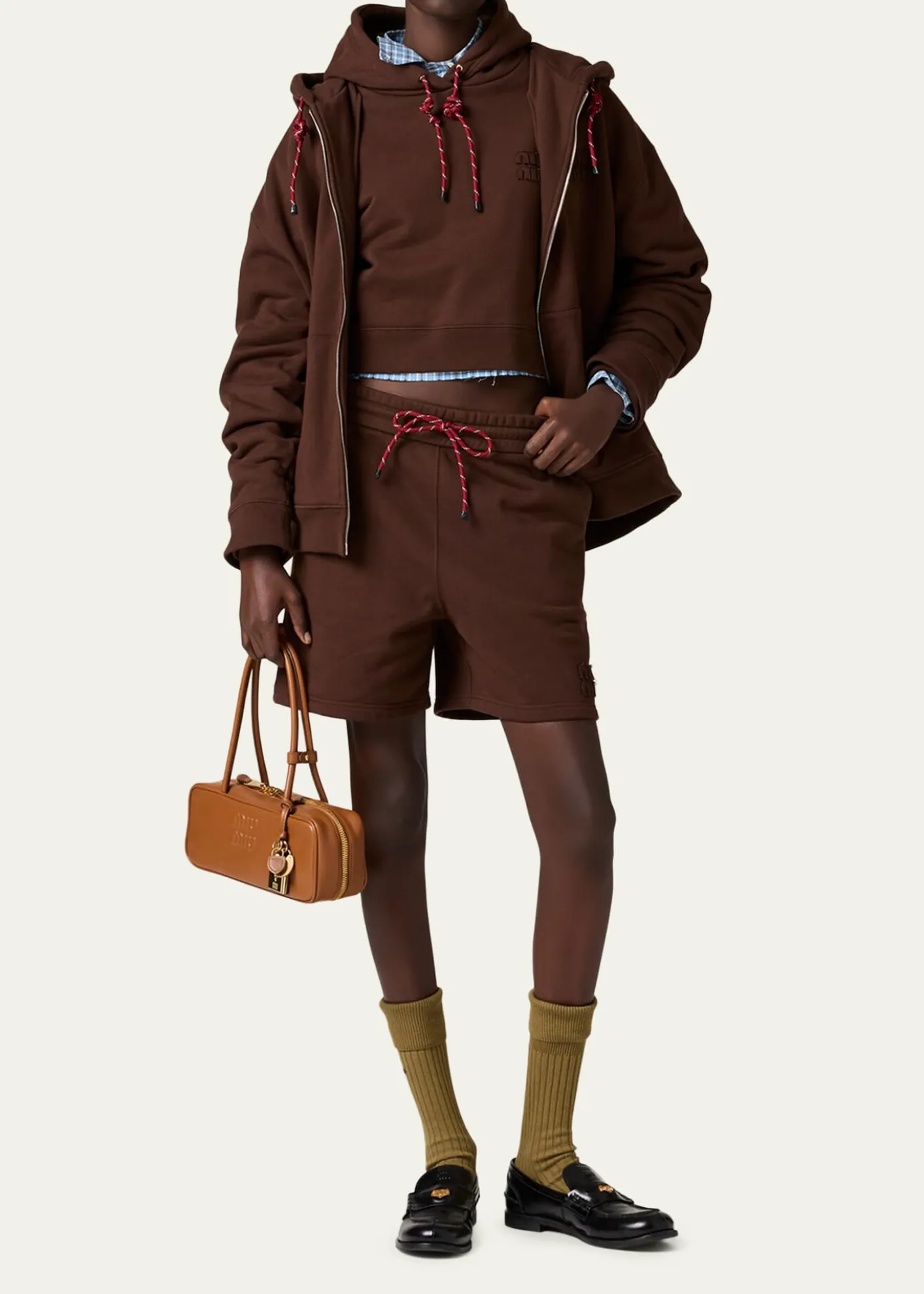 Miu MiuBeau Small Leather Shoulder Bag