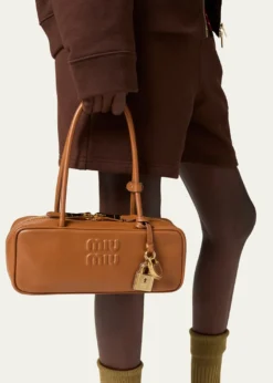 Miu MiuBeau Small Leather Shoulder Bag