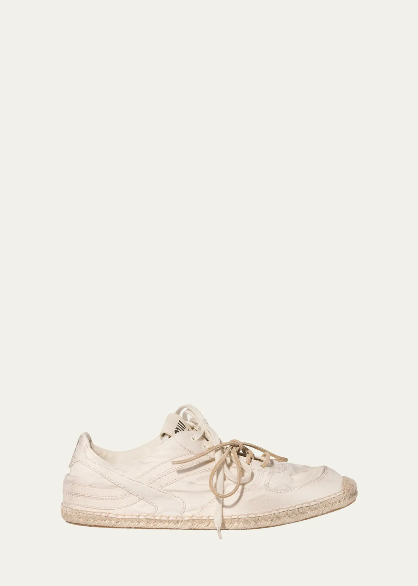 Miu MiuCanvas Espadrille Low-Top Sneakers
