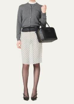Miu MiuCashmere Short-Sleeve Sweater