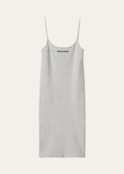 Miu MiuKnee-Length Rib Tank Dress