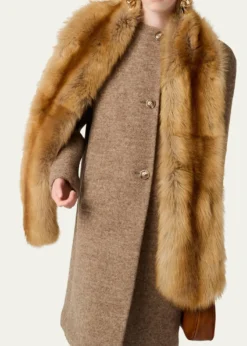 Miu MiuLamb Shearling Scarf