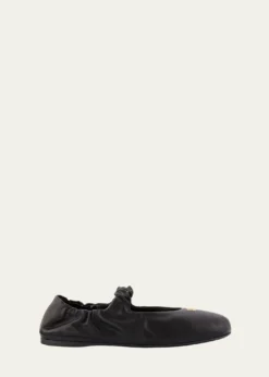 Miu MiuLeather Band Ballerina Flats
