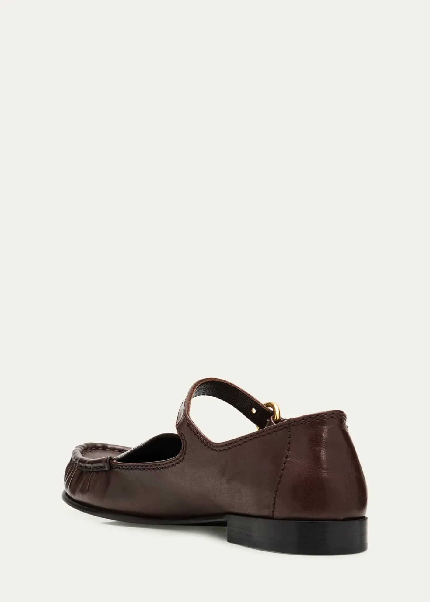 Miu MiuLeather Mary Jane Loafers