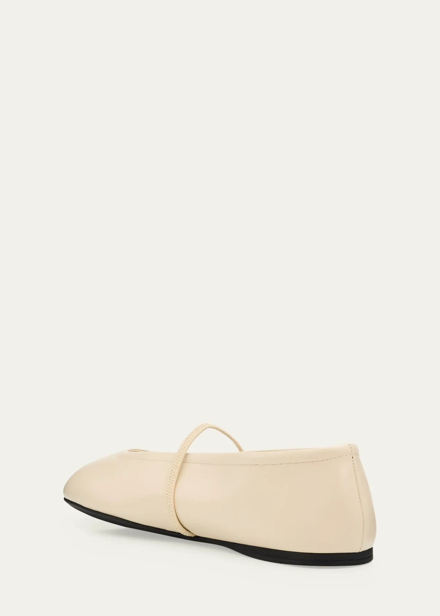 Miu MiuLogo Leather Ballerina Flats