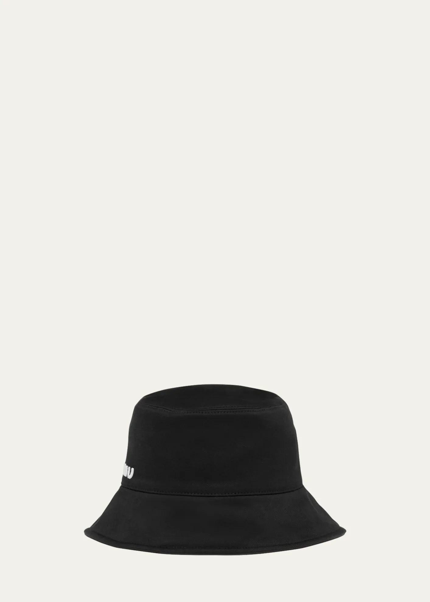 Miu MiuLogo Velvet Bucket Bag