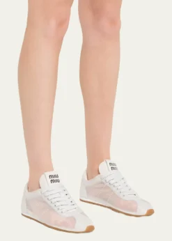 Miu MiuMesh Retro Runner Sneakers