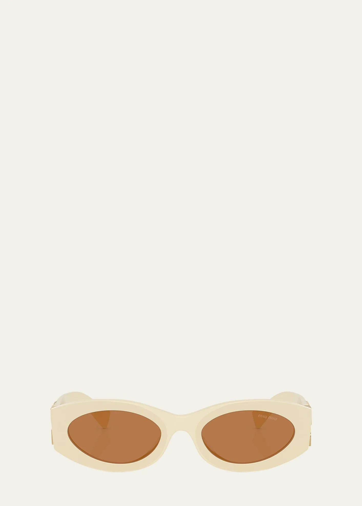 Miu Miu0MU 11WS Acetate Oval Sunglasses