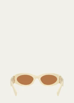 Miu Miu0MU 11WS Acetate Oval Sunglasses