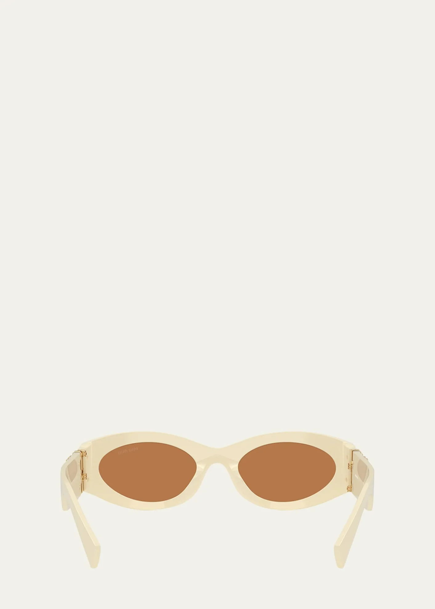 Miu Miu0MU 11WS Acetate Oval Sunglasses
