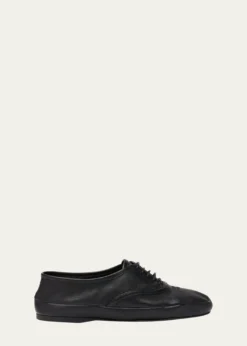 Miu MiuNappa Leather Low-Top Sneakers