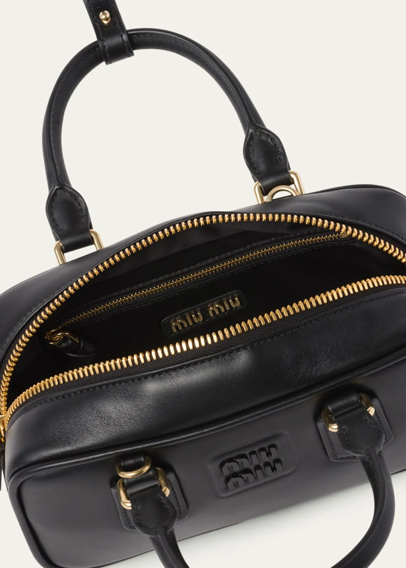 Miu MiuPadded Leather Top-Handle Bag