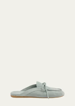 Miu MiuSabot Suede Moccasin Mules