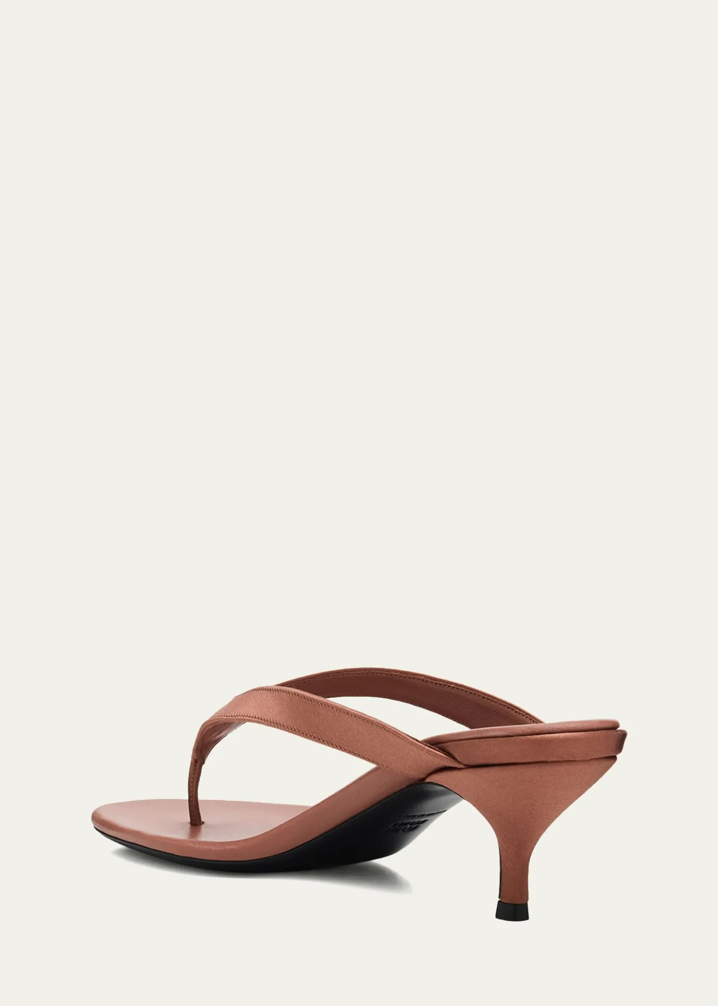 Miu MiuSatin Kitten-Heel Thong Sandals