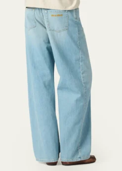Miu MiuStonewashed Wide-Leg Jeans