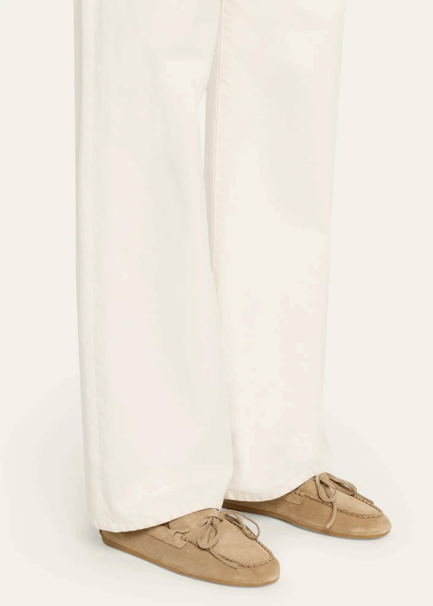 Miu MiuSuede Moccasin Loafers