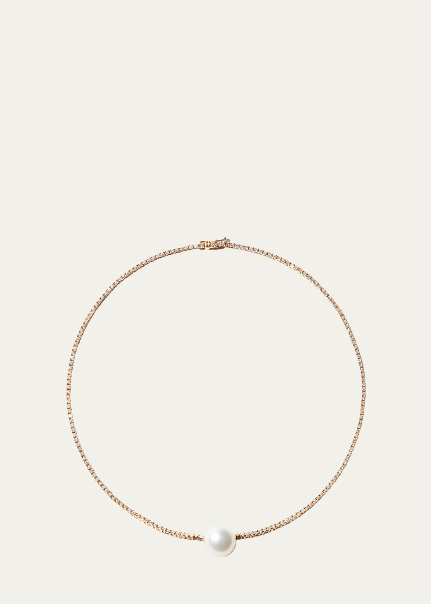 Mizuki18K Yellow Gold Eve Necklace with 12mm South Sea Pearl, 15"L