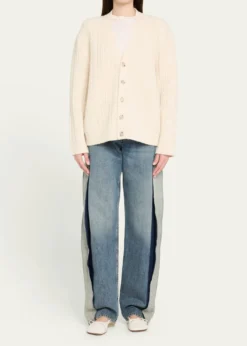 MM6 Maison MargielaCable-Knit Cardigan