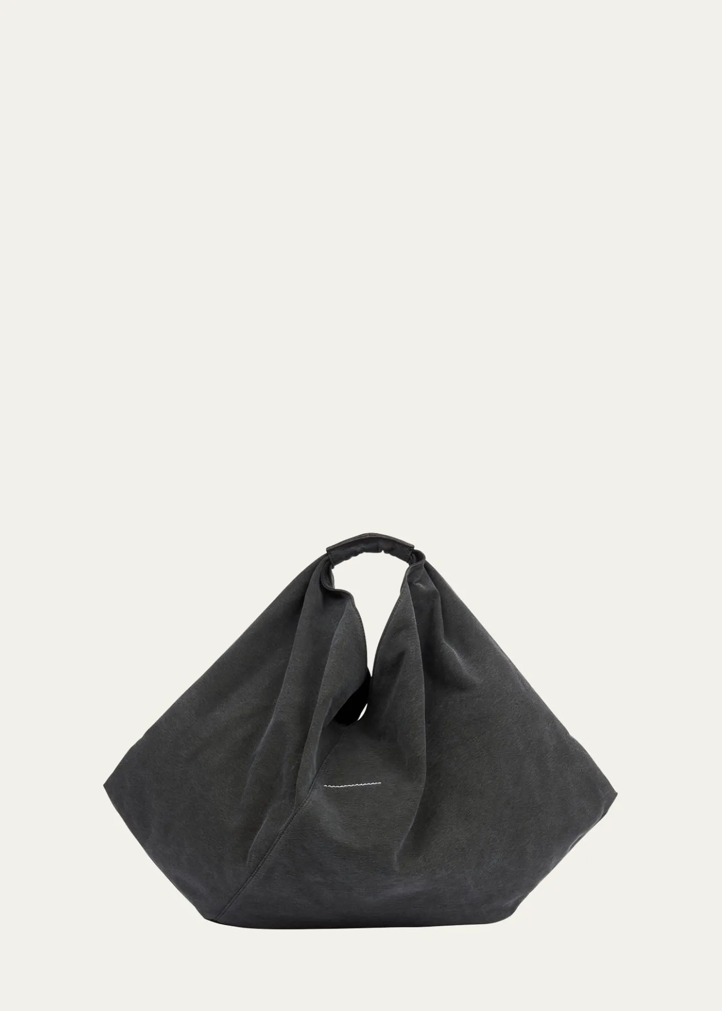 MM6 Maison MargielaJapanese Draped Canvas Top-Handle Bag