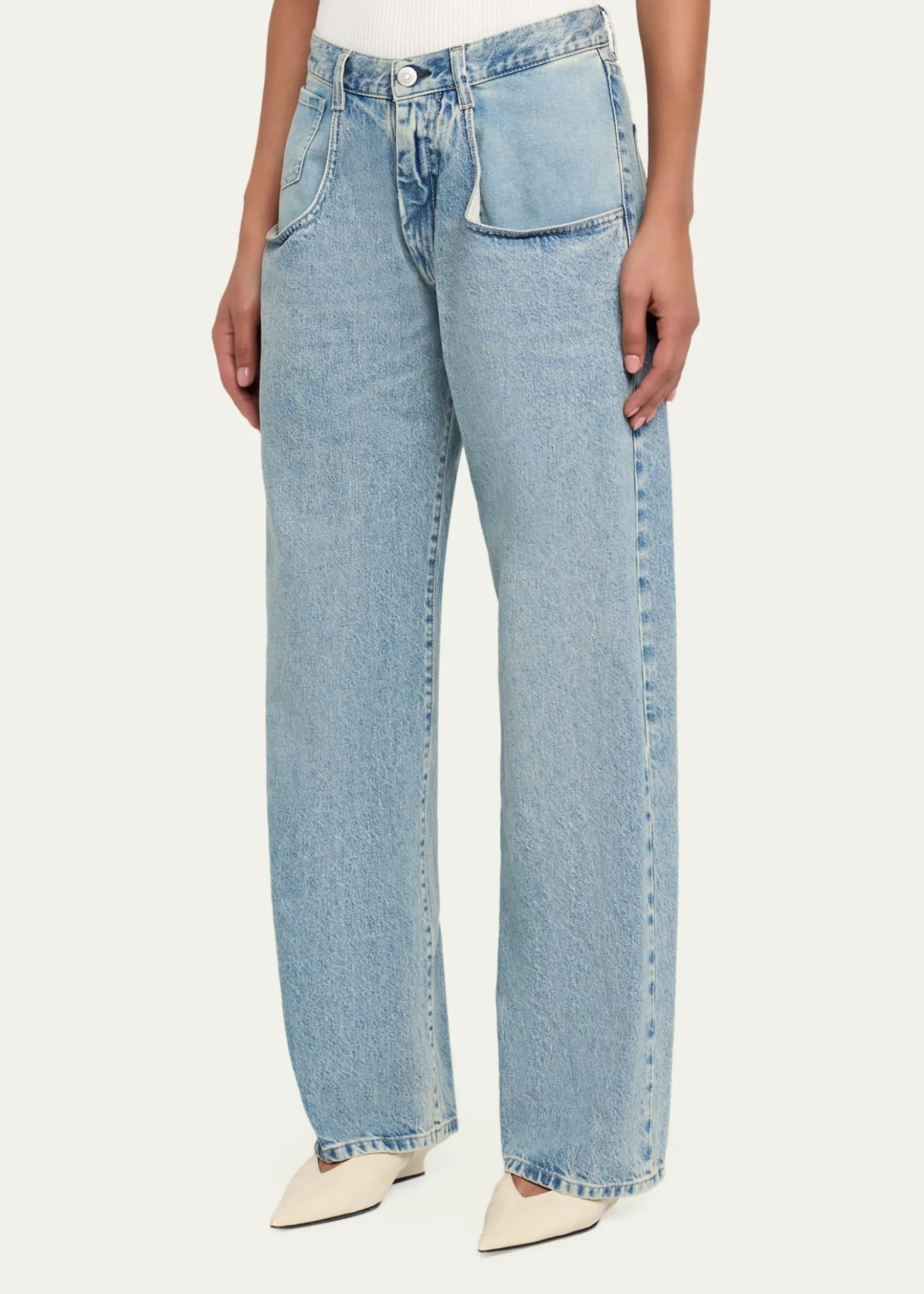 MM6 Maison MargielaRelaxed-Fit Jeans