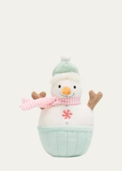 Mon AmiMini Ami Snowman Cupcake Chime Toy
