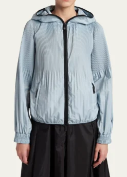 MonclerAnemone Pleated Hooded Jacket