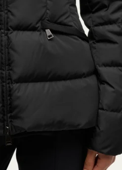MonclerAvoce Hooded Puffer Jacket with Elastic Belt