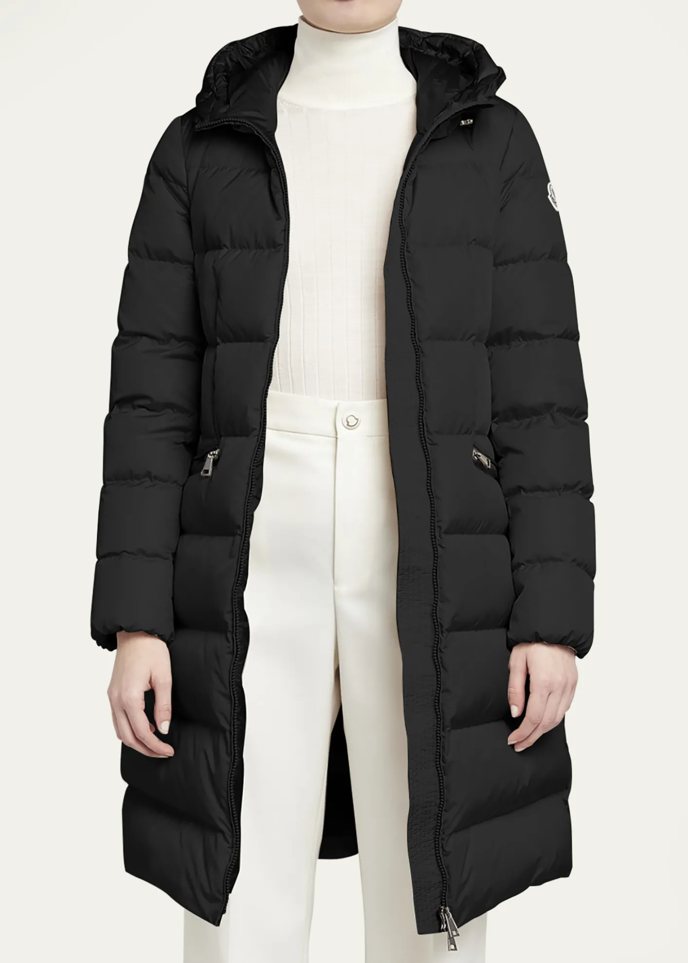 MonclerAvocette Water-Repellent Long Puffer Coat