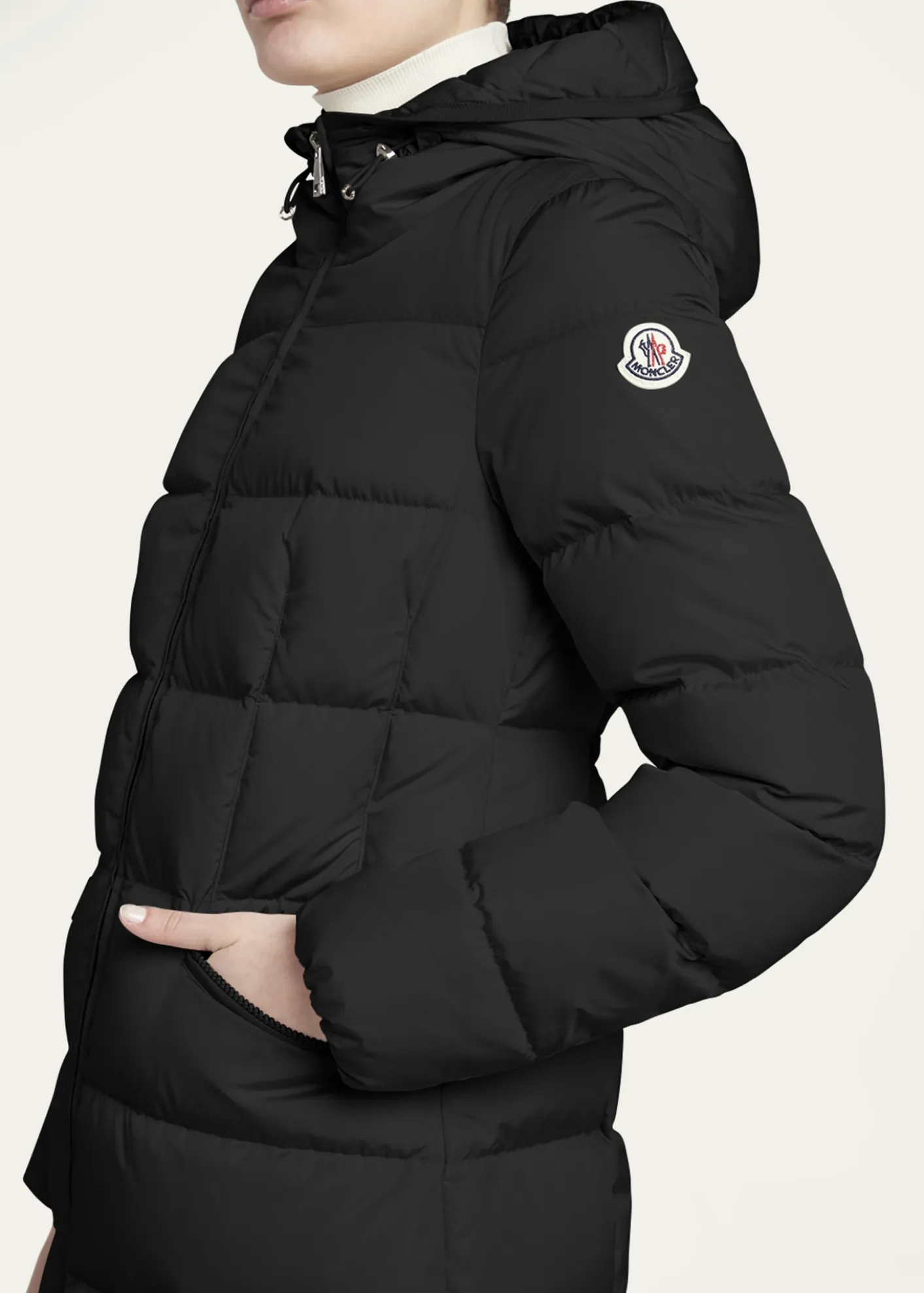 MonclerAvocette Water-Repellent Long Puffer Coat