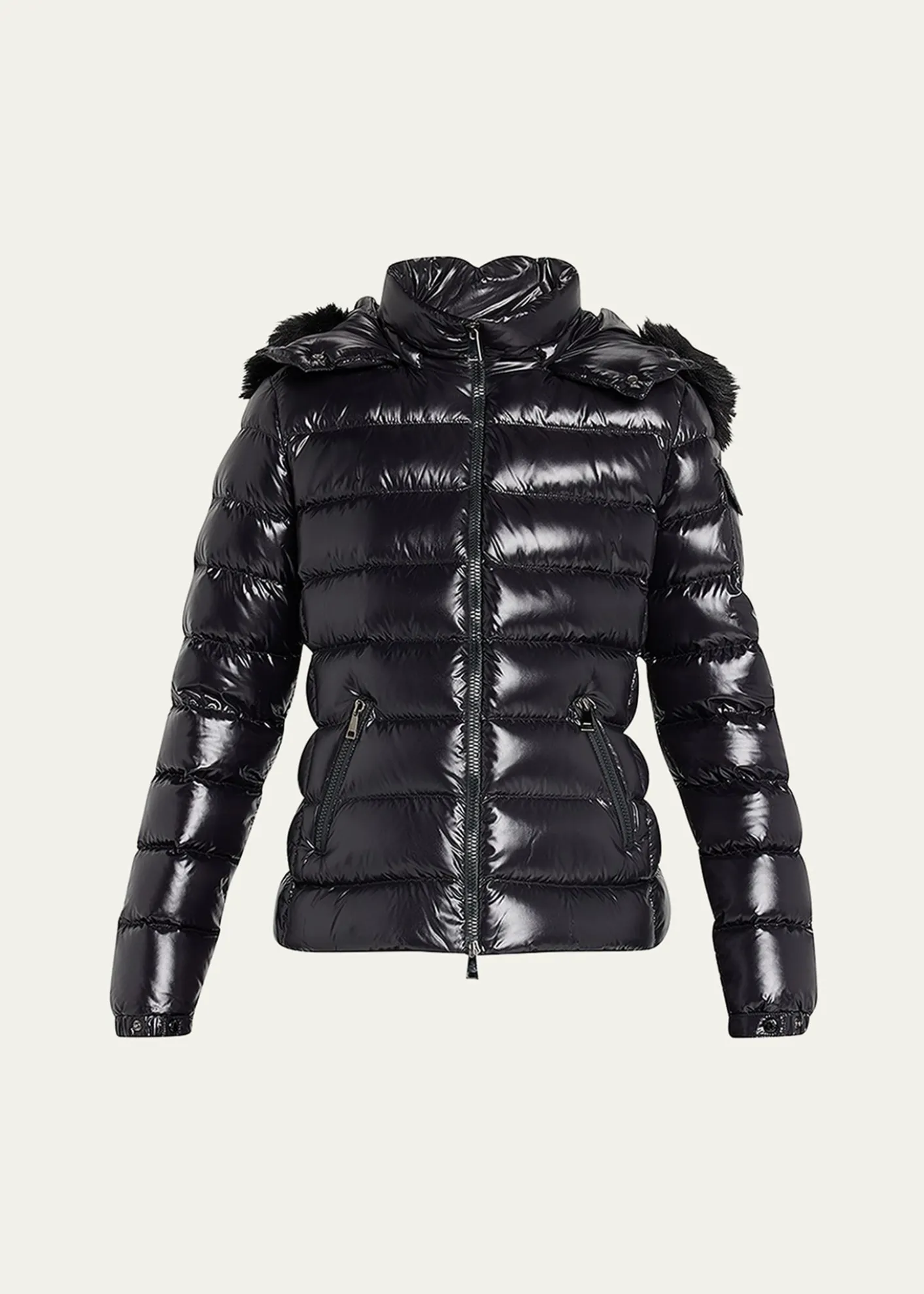 MonclerBadyf Faux Fur-Trimmed Hooded Short Down Jacket