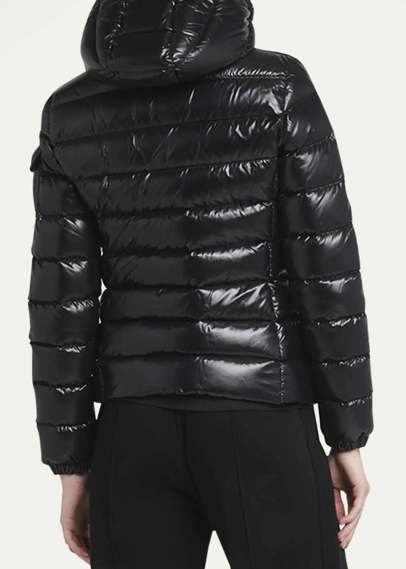 MonclerBady Hooded Short Down Jacket