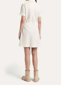 MonclerBouclé Short-Sleeve Mini Dress