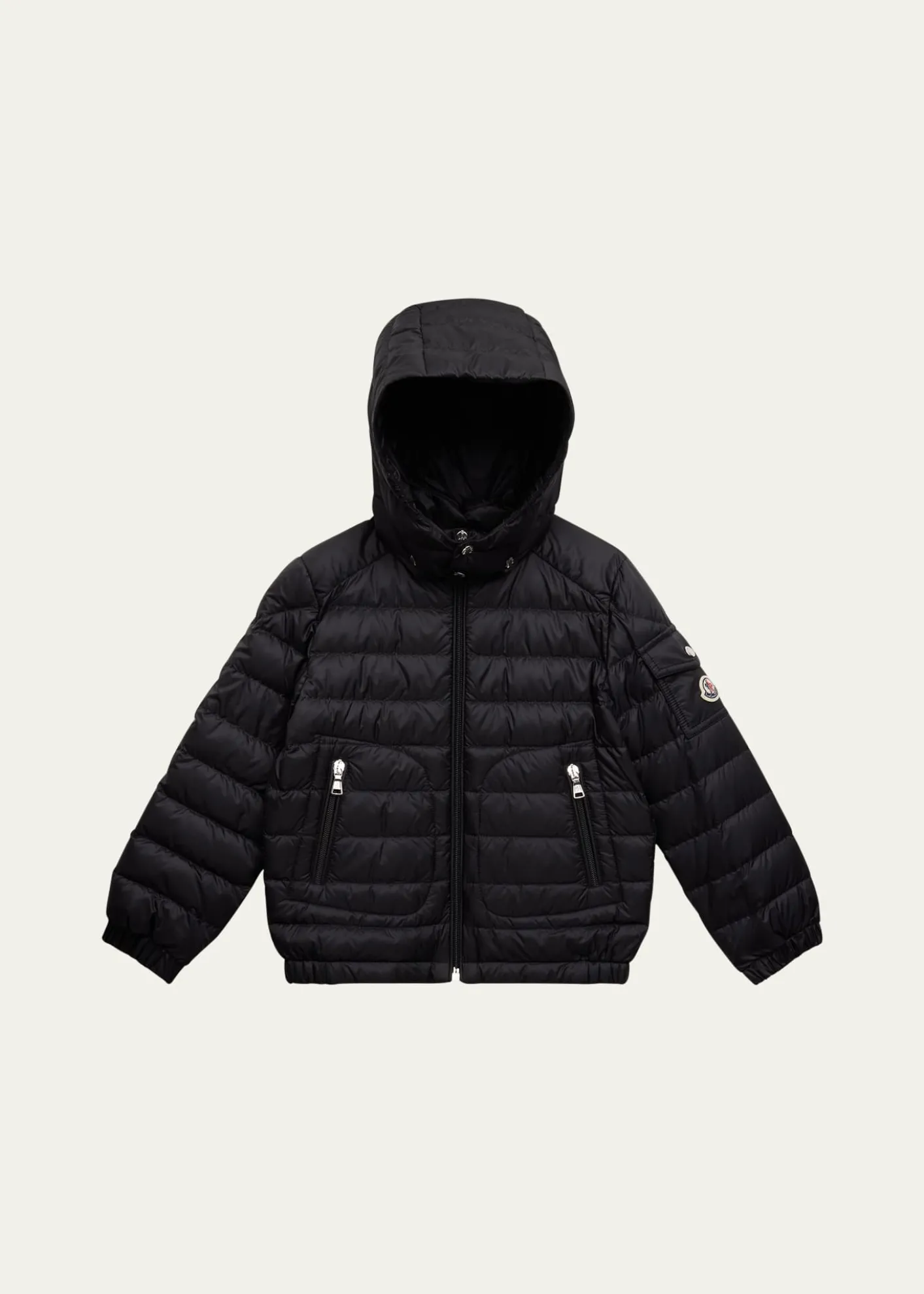 MonclerBoy's Lauros Hooded Puffer Jacket, Size 4-6