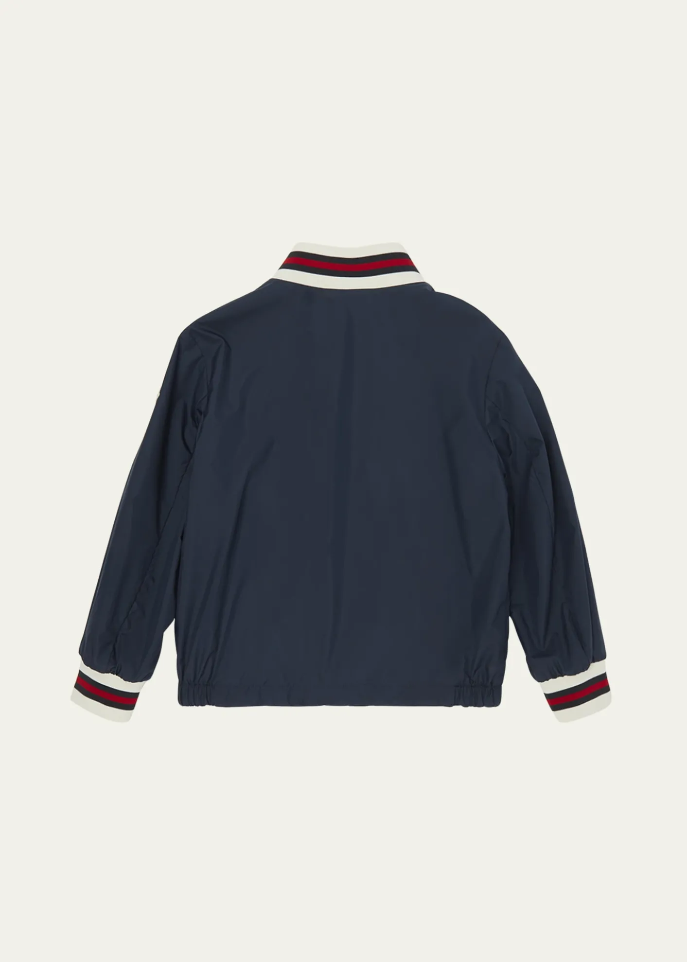 MonclerBoy's Maki Bomber with Striped Trim, Size 4-6