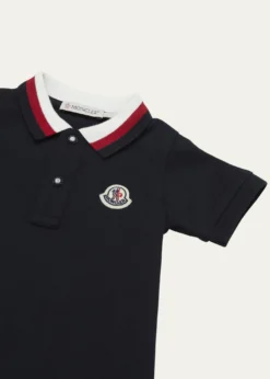 MonclerBoy's Pique Polo Playsuit, Size Newborn-24M