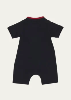 MonclerBoy's Pique Polo Playsuit, Size Newborn-24M