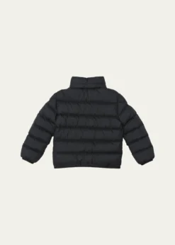 MonclerBoy's Bajan Airsoft Hooded Zip-Front Down Jacket, Size 12-14