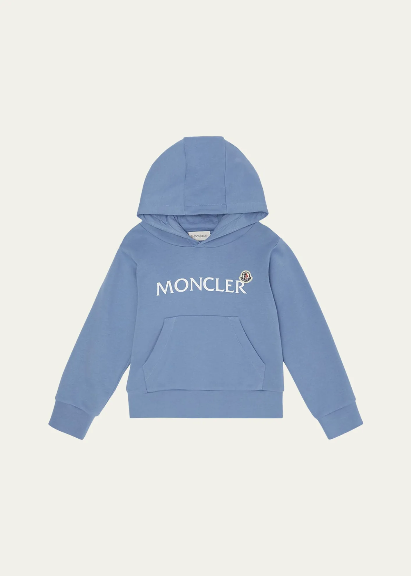 MonclerBoy's Embroidered Logo Patch Hoodie, Size 12-14