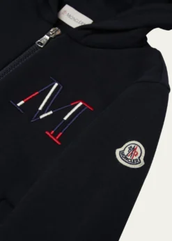 MonclerBoy's Embroidered M Hoodie & Joggers, Size 8-10