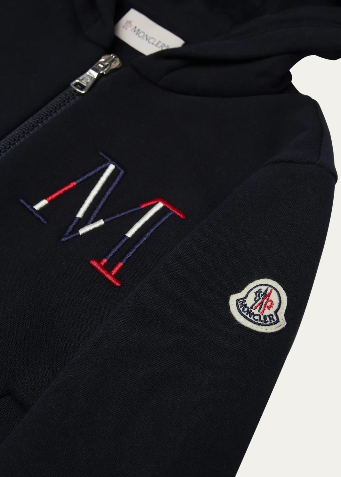 MonclerBoy's Embroidered M Hoodie & Joggers, Size 8-10