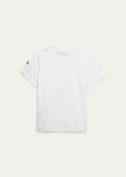 MonclerBoy's Embroidered Monogram T-Shirt, Size 4-14