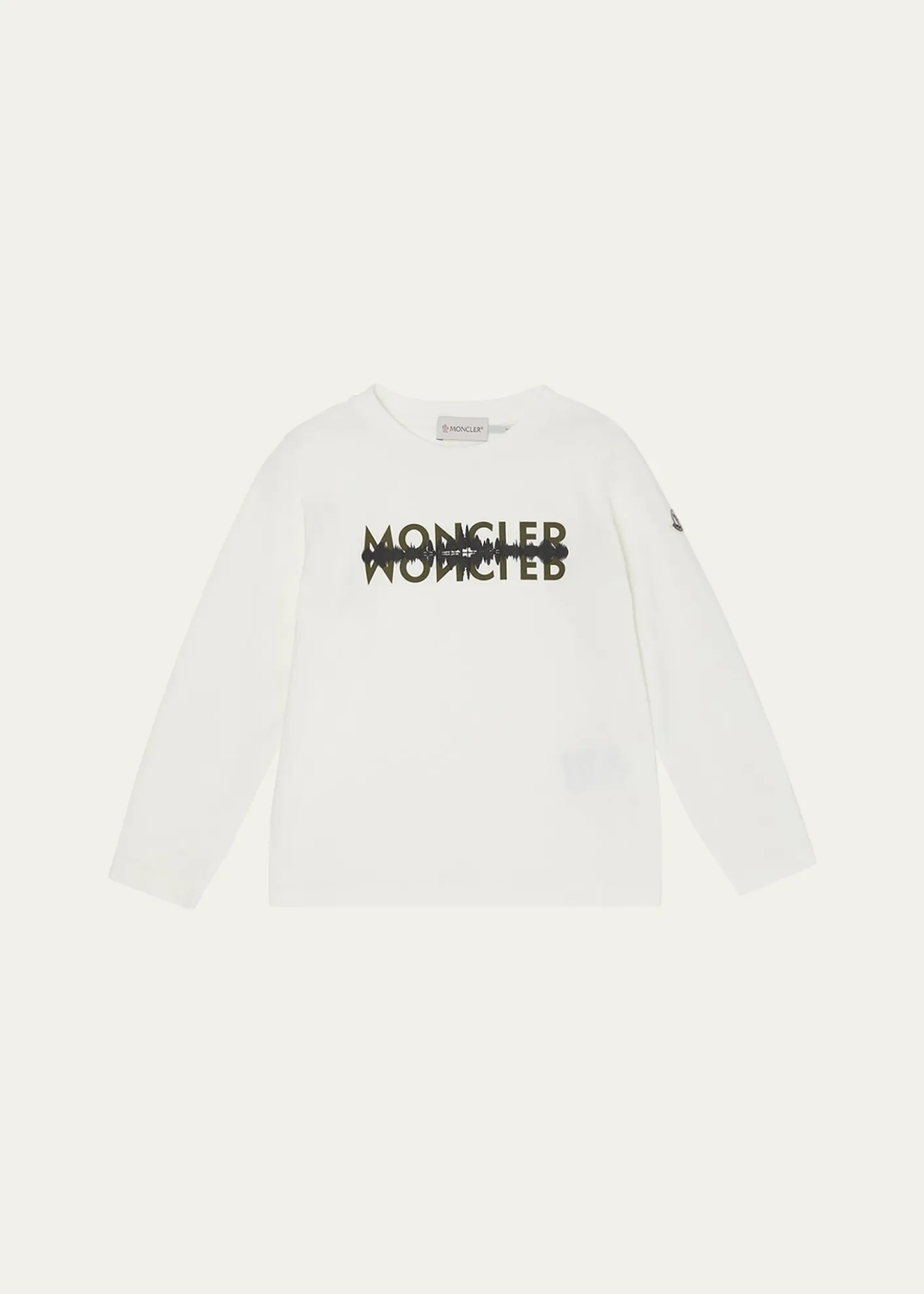 MonclerBoy's Logo Graphic-Print Long-Sleeve T-Shirt, Size 8-10