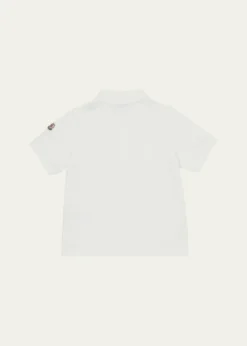 MonclerBoy's Logo-Print Polo Shirt, Size 8-10