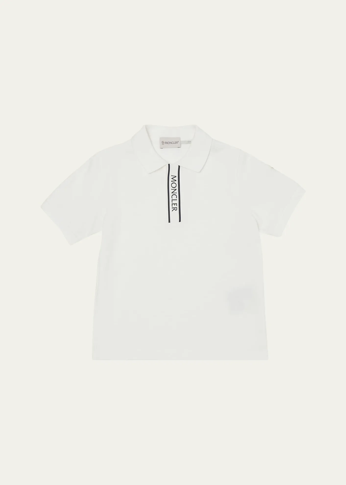 MonclerBoy's Logo-Print Polo Shirt, Size 12-14
