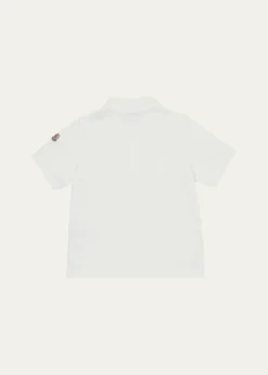 MonclerBoy's Logo-Print Polo Shirt, Size 12-14
